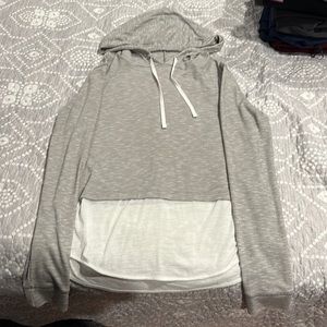 Long sleeve hooded t-shirt